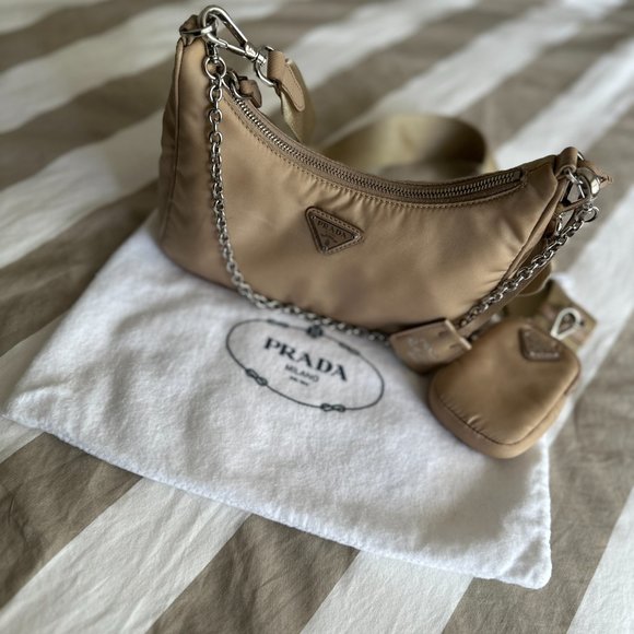 Prada Re-Edition 2005 Re-Nylon bag - Desert Beige - Picture 2 of 5